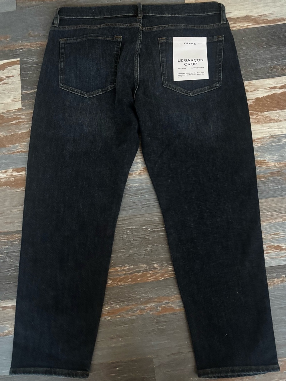 NWT Frame Women's Le Garçon Crop Jeans Size 31 - Picture 3 of 5